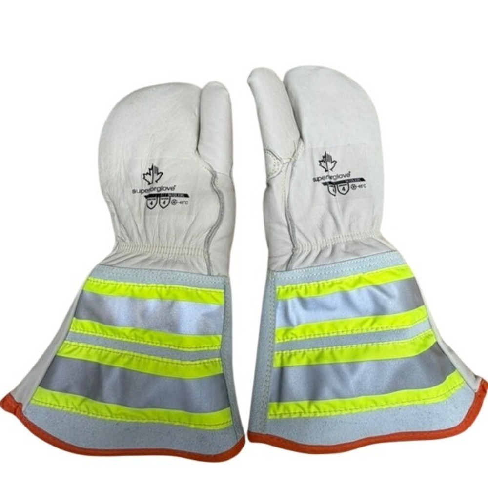 "Superior Glove" 361DLXWL M8 Winter Work Gloves Puncture Abrasion Resist Leather